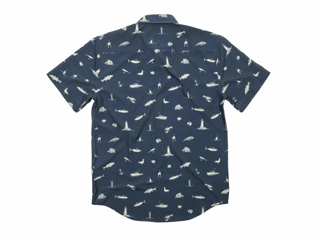 Badfish Cuttyhunk Short Sleeve Button Up Shirt - Image 2