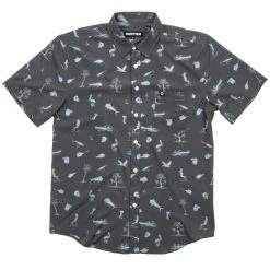 Badfish Islamorada Short Sleeve Button Up
