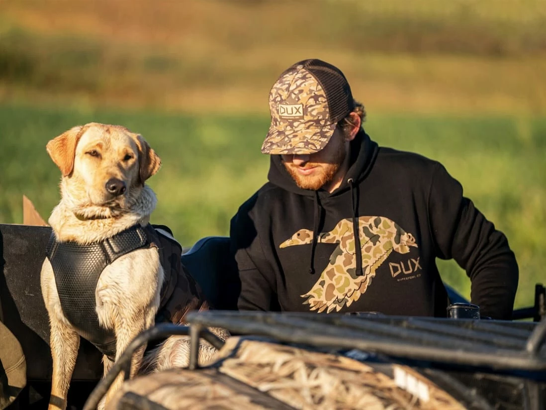 DUX Waterfowl Co. DUX Old School Camo Mallard Hoodie - Image 2